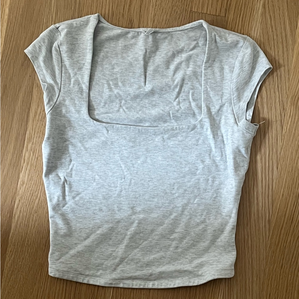 Garage Gray Fitted Short Sleeve Tee